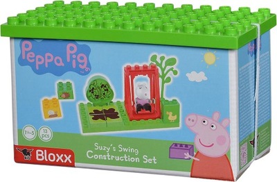 KLOCKI ŚWINKA PEPPA PLAC ZABAW SUZY MADE IN ITALY