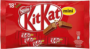 Nestle Kitkat mini Wafel w polewie mlecznej czekolady 301g