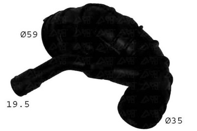 Sasic труба wąż turbo citroen c1 1.4 hdi pm_. pn_ фото №1