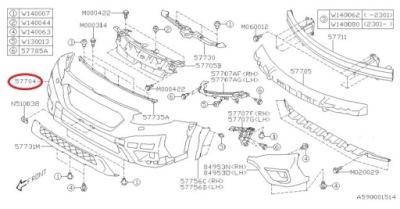 Бампер перед передний subaru outback оригинал 2020- europa фото №1
