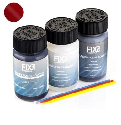 FIXPRO COLOR AUTO AUDI LY3D + BRIDA + BEZBARWNY 50ML  