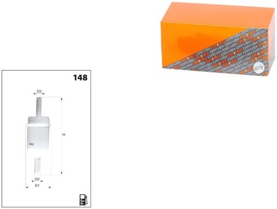 Фільтр пального mercedes дизель 2.5 89-93 190 drive+ фото №1