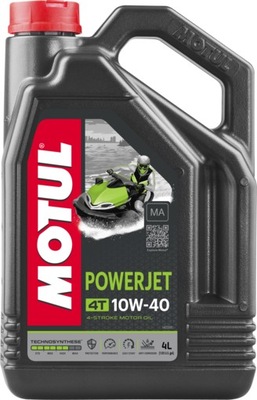 ACEITE SILNIKOWY POLSYNTETYCZNY 4 LITRY MOTUL POWER JET 4T 10W40 105874  