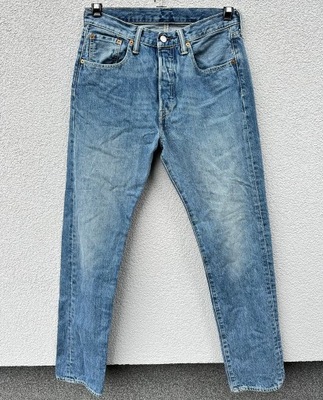 Levis 501 CT niebieskie spodnie jeansowe W29 L32 Levi’s strauss