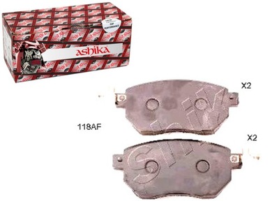 Тормозные колодки тормозные infiniti fx 35 03- ashika фото №1