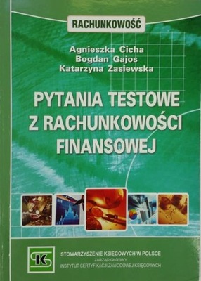 Cicha Pytania testowe z rachunkowości finansowej