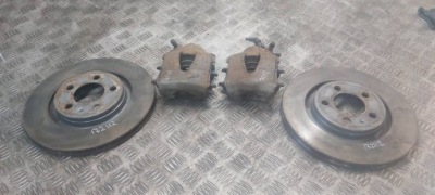 Гальмівні диски перед 280mm + супорти перед a3 8l 1.9 tdi фото №1