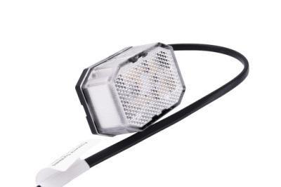 Лампа габаритная czerwono-biała aspock flexipoint led шланг отражатель фото №1