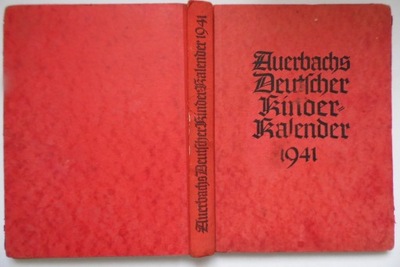 III Rzesza - Niemiecki kalendarz dziecięcy na rok 1941