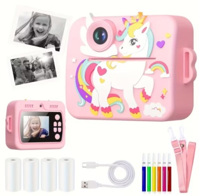 Dziecięca Kamera Różowy Jednorożec