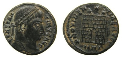 363. RZYM, KONSTANTYN (306-337), folis, piękny