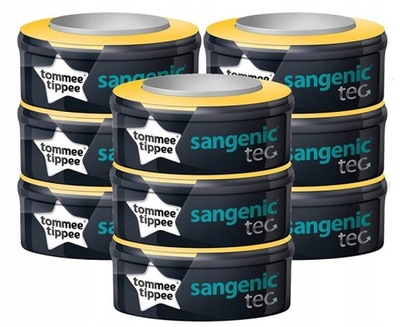 9 X WKŁADY SANGENIC HYGIENE PLUS TOMMEE TIPPEE TEC