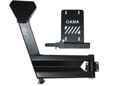 Nissan patrol y61 кронштейн кронштейн колеса запасного фото №1