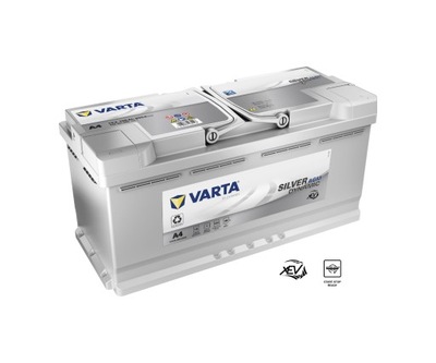 BATERÍA VARTA SILVER AGM 105AH 950A P+ A4 PIOTRKOW TRYB. TOMASZOW MAZ. !  