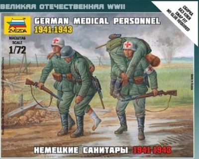 Zvezda 6143 German Medical Personnel 1941-1943 (1/72)