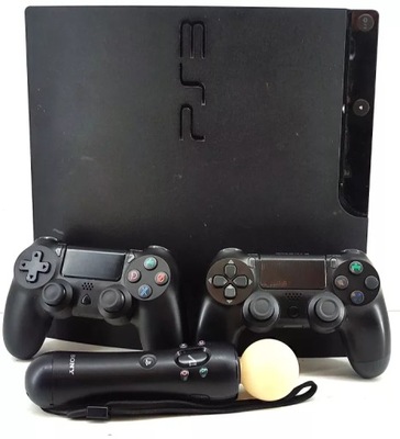 KONSOLA PS3+2XPAD+GRY