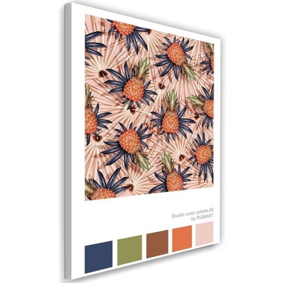 Obraz na płótnie Pomarańcze na liściach - Rubiant