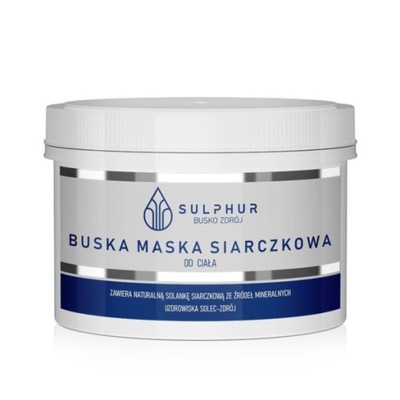 Buska maska siarczkowa do ciała 500 g Sulphur Busko-Zdrój