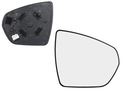 Вкладыш зеркало правый opel grandland x c5 aircross фото №1