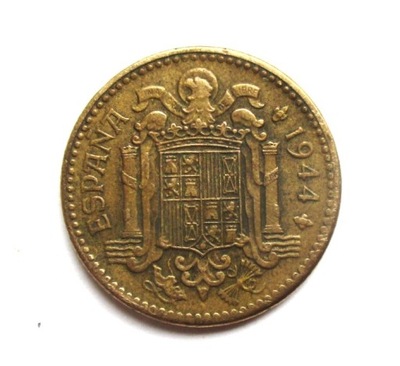 1 Peseta 1944 r. Hiszpania