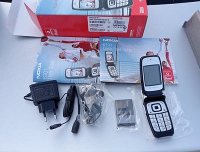 Telefon Komórkowy Nokia 6101 NOWY ORYGINAŁ Klapka UNIKAT Bez Sim loka