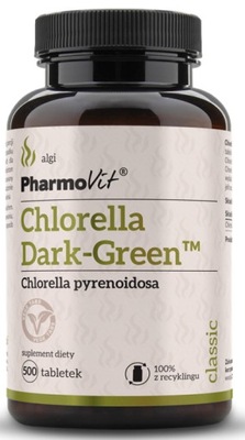 Chlorella Dark Green 500 Tabletek 125 G Pharmovit (Classic)