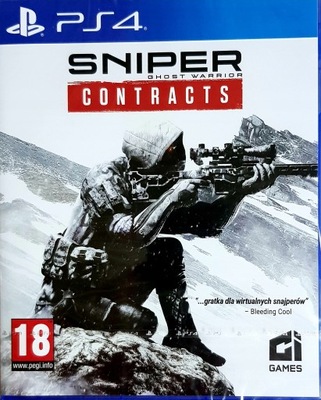 GRA SNIPER GHOST WARRIOR CONTRACTS PS4 PL