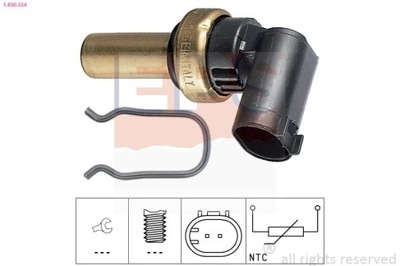 SENSOR TEMPERATURA DE LÍQUIDO REFRIGERACIÓN OPEL 1-830-324  