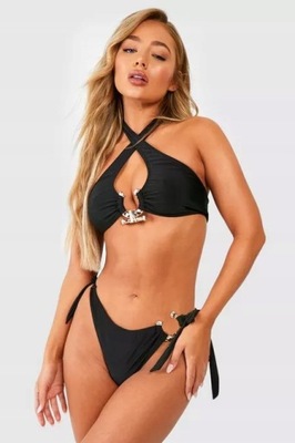 e4288 BOOHOO DÓŁ OD BIKINI Z DETALEM L