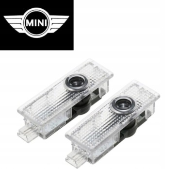 BMW MINI LED LOGO FLAGA PROJECTEUR HD COOPER CLUBMAN R50 R52 R53 R56 F55 