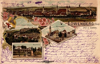 Lwówek Śląski Gruss aus Lowenberg / 1901 r.