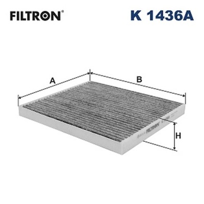 FILTR, VENTILACIÓN PRZESTRZENI PASAZERSKIEJ FILTRON K 1436A  