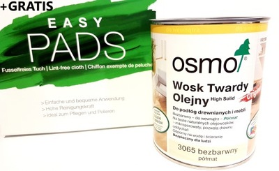 Osmo 3065 WOSK TWARDY OLEJNY 0,75l Półmat