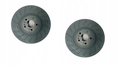 Оригинальные тормозные диски тормозные перед mercedes s w222 фото №1