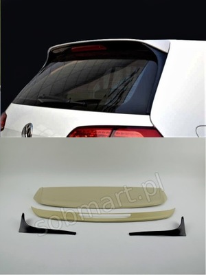 VW GOLF 7 3-JŲ DURŲ 5D 2012-2020 HB SPOILER STOGELIS ABSSOBMART 