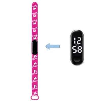 Zegarek cyfrowy LED Barbie różowy