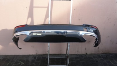 Mercedes w253 glc накладка бампера молдинг хром фото №1