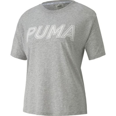 PUMA koszulka damska T-SHIRT bawełna SZARA R.M