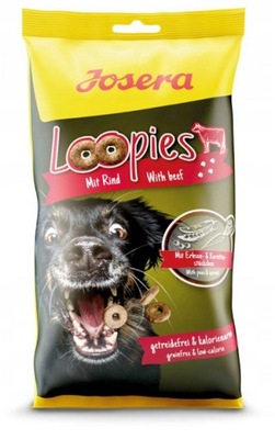 JOSERA Loopies z Wołowiną 150 g Przysmaki Dla Psa