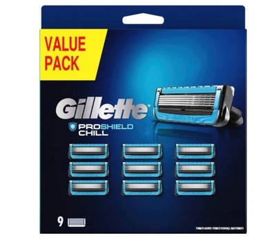 Gillette ProShield Chill ostrze do maszynki do golenia 9 szt. OPIS