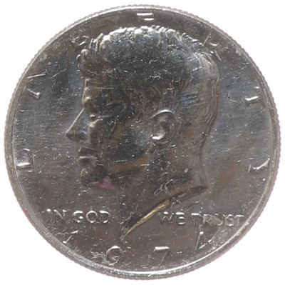 1/2 dolara - Pół dolara - Kennedy - USA - 1974 rok