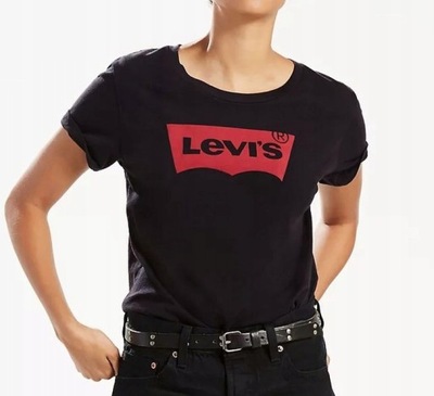 Levi's koszulka r S damska t-shirt czarna Levis 173690466