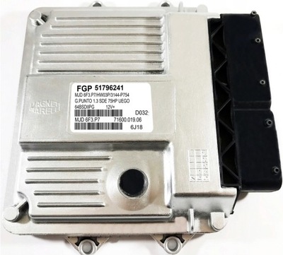 КОМПЬЮТЕР ECU PUNTO 1.3 51796241 MJD6F3.P7