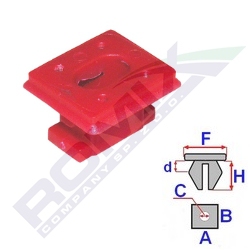 REMACHE TAPICERSKA DE COLECTOR ROMIX C60609 1 PIEZA  