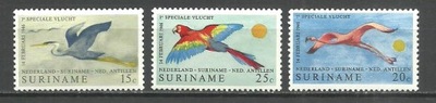 Surinam Mi 593-595 ptaki**czyste