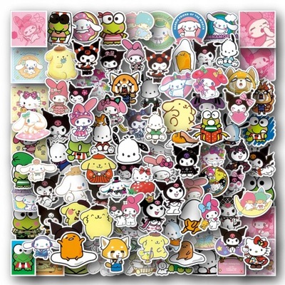 100 ШТУКИ CARTOON KAWAII SANRIO НАКЛЕЙКИ HELLO НАБОР LOK7178