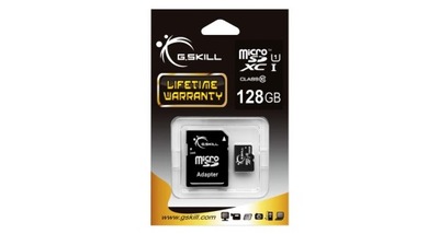 G.SKILL Karta pamięci micro SD XC 128 GB CL10 U1