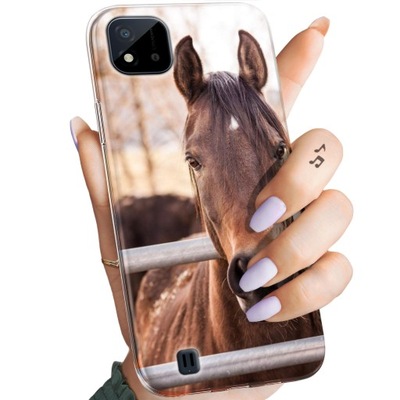 ETUI DO REALME C11 2021 / C20 WZORY KONIE KUCE PEGAZY OBUDOWA POKROWIEC