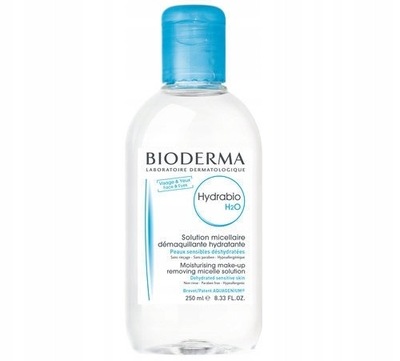 Bioderma Hydrabio H2O Płyn micelarny, 250 ml do demakijażu skóra odwodniona