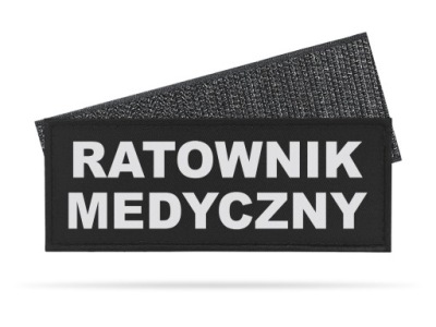RATOWNIK MEDYCZNY - ODBLASKOWA NASZYWKA NA RZEPIE